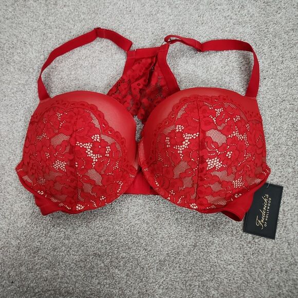 NWT Frederick’s of Hollywood Heartthrob Superboost Lace Bra (Size 40D) - Picture 2 of 6